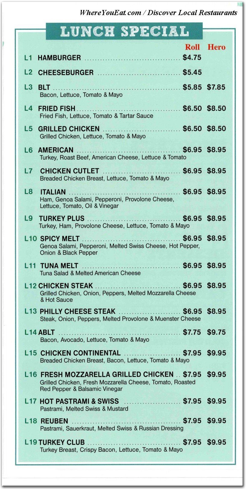 Our Foods